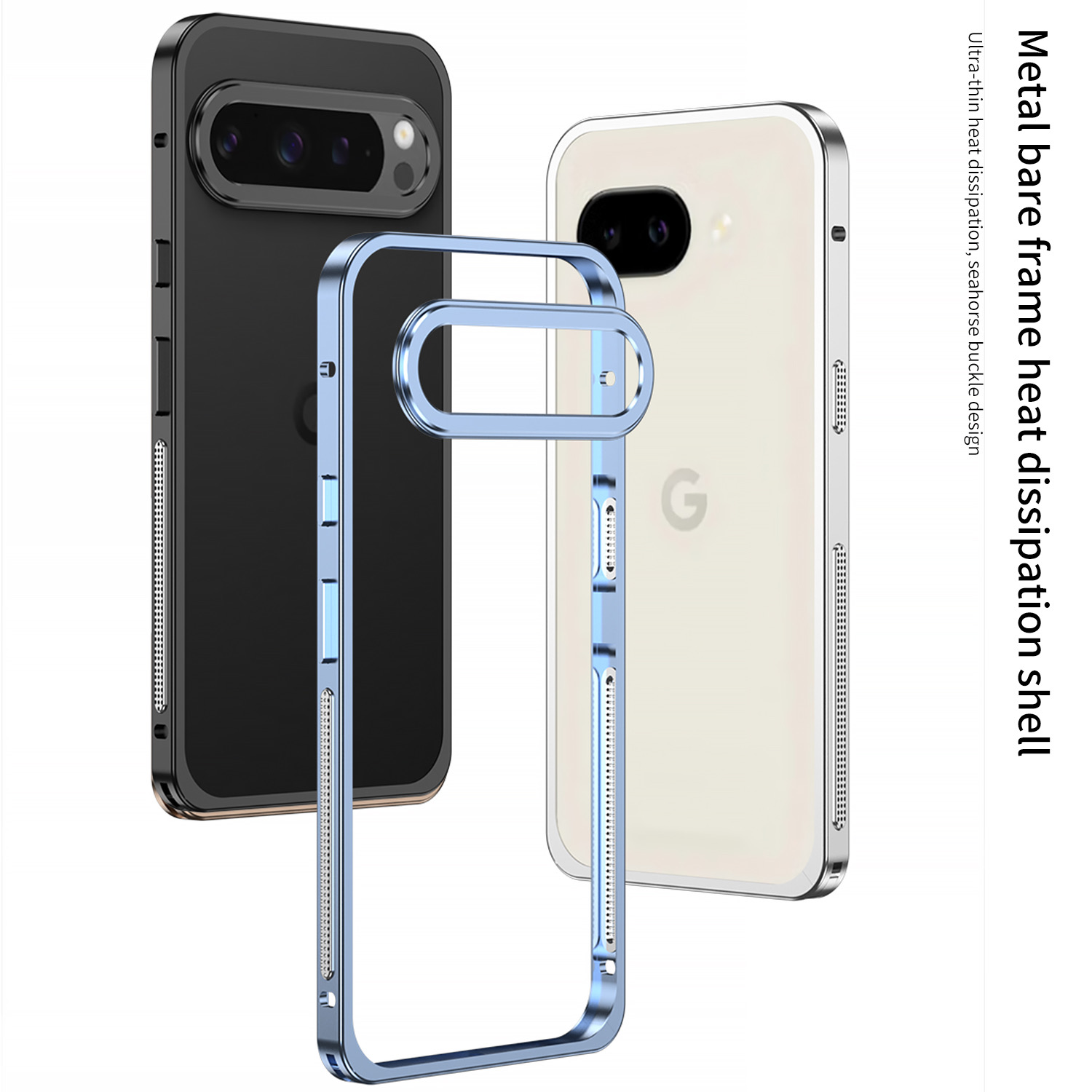 Metal Bumper Aluminum Frame Case - غطاء حماية رفيع للغاية من الألومنيوم