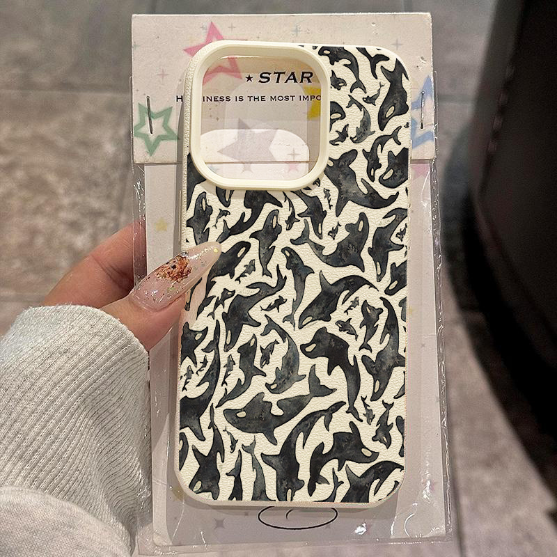 Vintage Floral Pattern Soft Case - غطاء هاتف بنمط زهور عتيق وملمس