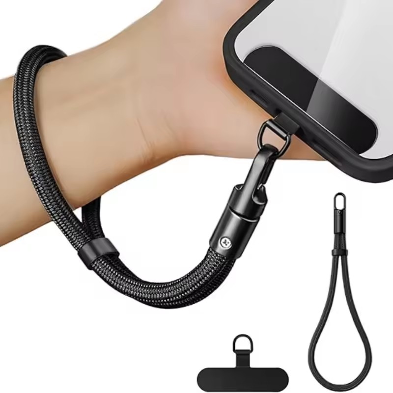 Crossbody Lanyard Neck Strap Case - حبل هاتف عالمي مع مشبك مطور