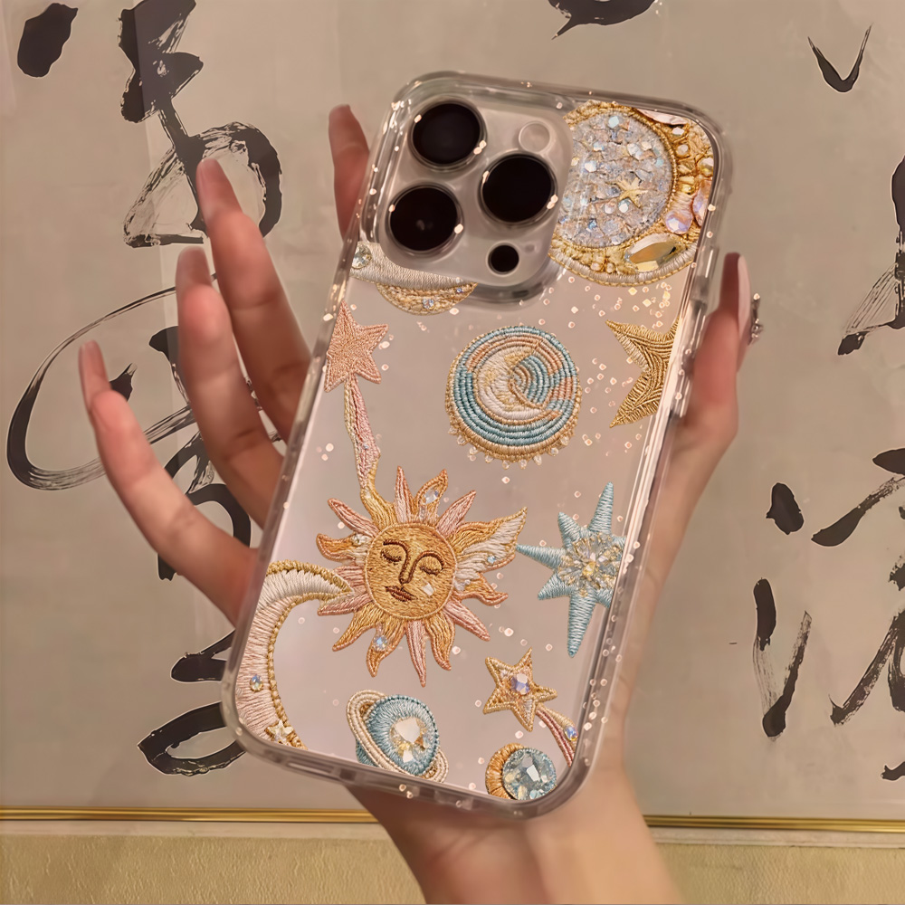 جراب هاتف شفاف بتصميم نجوم وقم - مراجعة Clear Shockproof Bumper Case وسعره