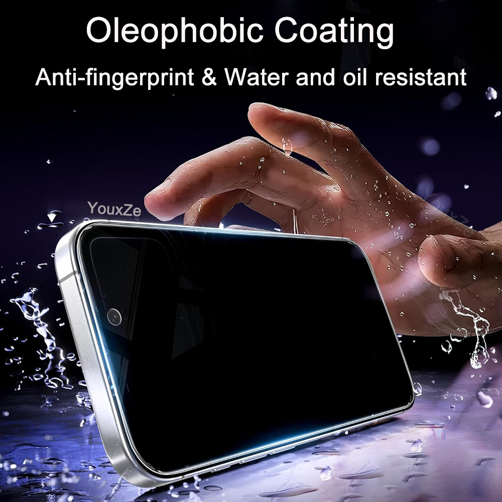 3 قطع من الزجاج المقوى المضاد  - مراجعة Anti Spy Privacy Glass Case وسعره