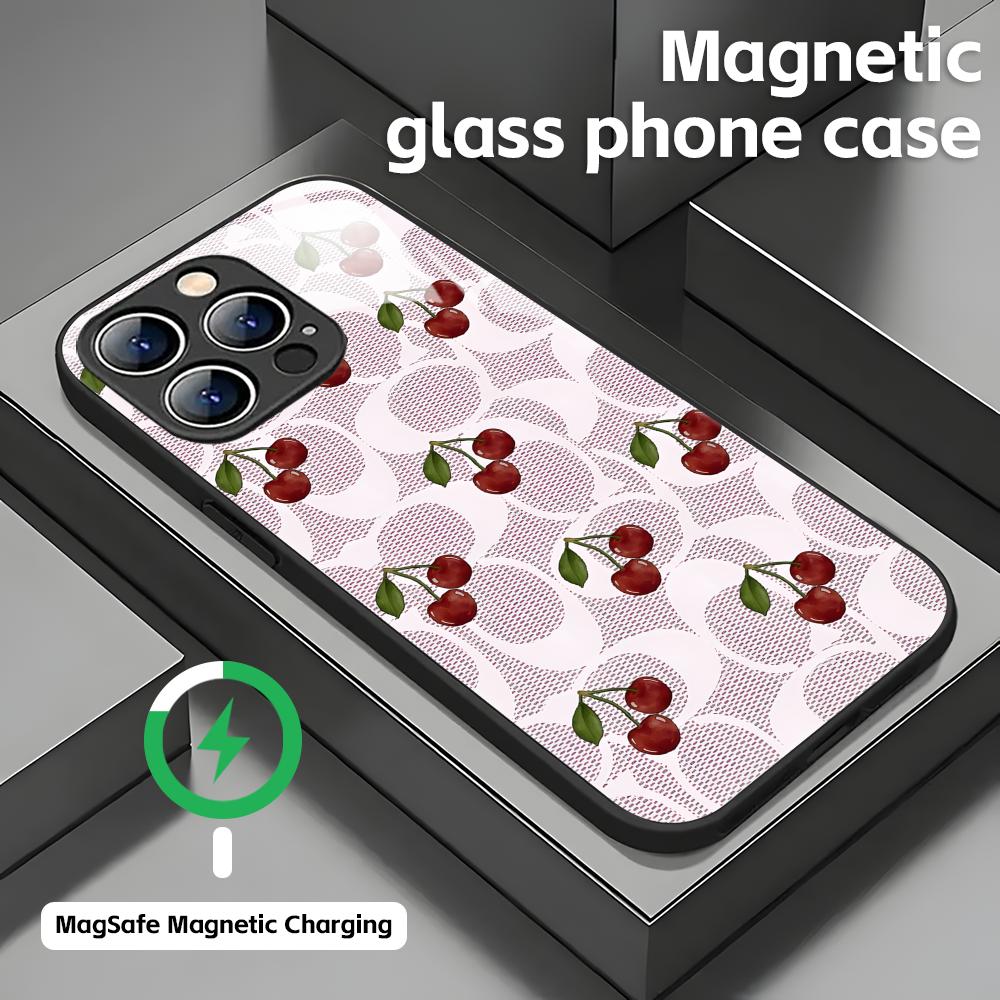 غطاء هاتف فاخر بنقشة الكرز لأج - مراجعة Screen Protectors وسعره