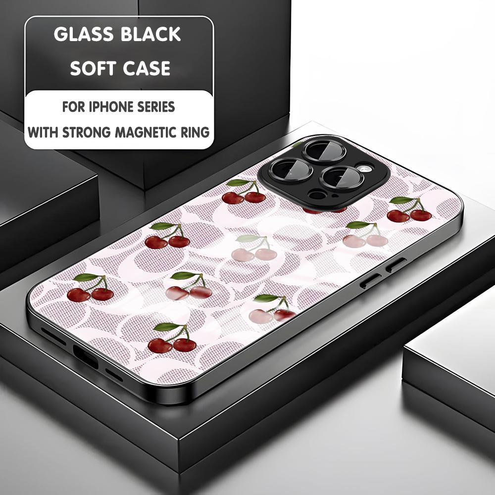 غطاء هاتف فاخر بنقشة الكرز لأج - مراجعة Screen Protectors وسعره