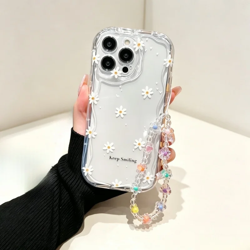 حافظة بحزام معصم بتصميم نحلة ز - مراجعة Cute Cartoon Wrist Strap Silicone Case وسعره