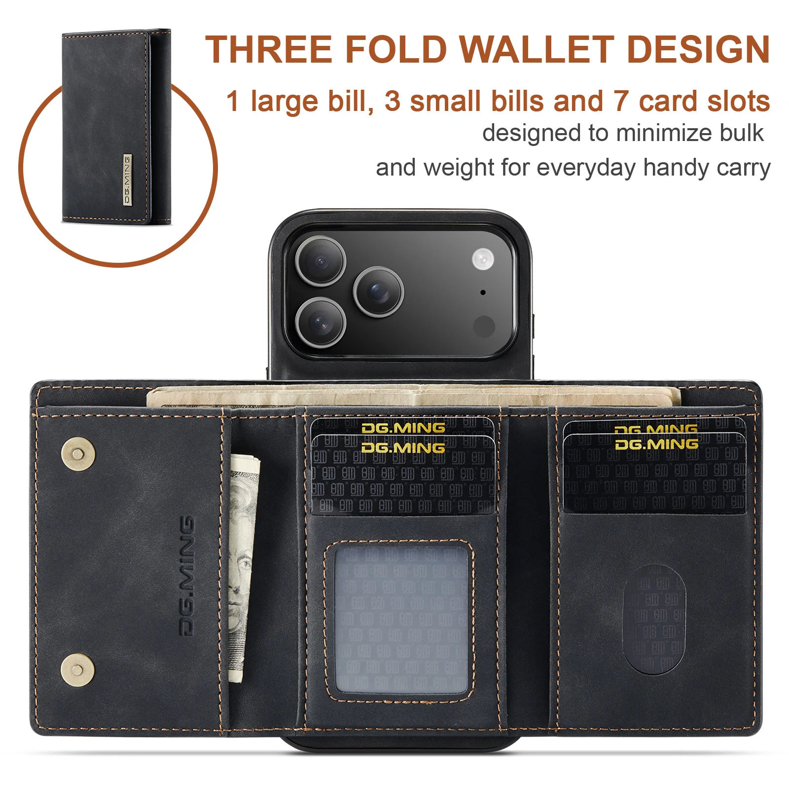 ل جديد آيفون 17 برو ماكس الهوا - مراجعة Leather Wallet Card Holder Phone Cover وسعره
