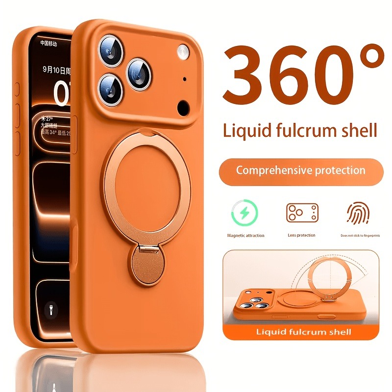 حافظة هاتف من السيليكون السائل - مراجعة Liquid Silicone Magnetic Phone Case وسعره