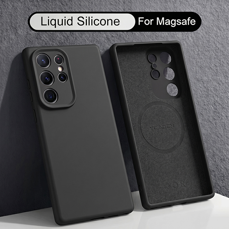 غطاء سيليكون سائل ناعم لهواتف  - مراجعة Liquid Silicone Magnetic Phone Case وسعره