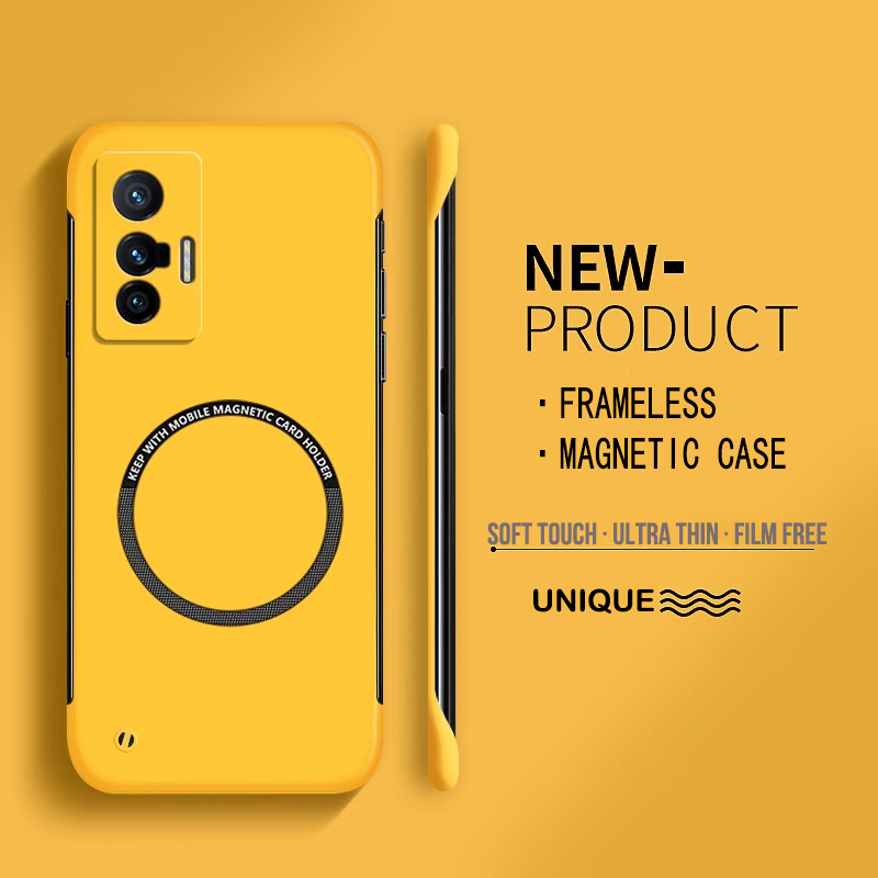 رقيقة جدا الصلب PC المغناطيسي  - مراجعة Ultra Thin Frameless Phone Cover وسعره