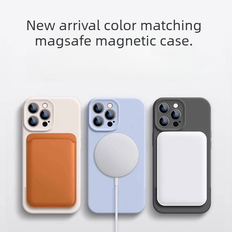 غطاء هاتف أنيق من السيليكون ال - مراجعة Liquid Silicone Magnetic Phone Case وسعره