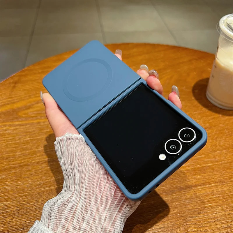 غطاء هاتف مغناطيسي ناعم من الس - مراجعة Liquid Silicone Magnetic Phone Case وسعره