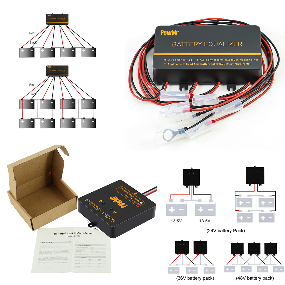 موازن بطاريات PowMr USA 24V 48 - مراجعة Power Banks وسعره