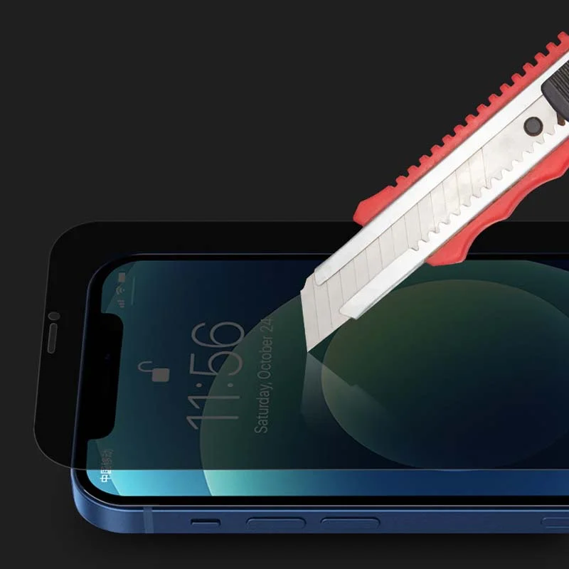 قطعة واحدة من غطاء زجاجي مقوى  - مراجعة Anti Spy Privacy Glass Case وسعره