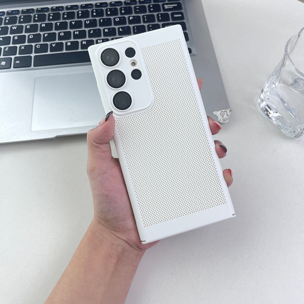 غطاء هاتف نحيف شبكي يسمح بالته - مراجعة Heat Dissipation Mesh Breathable Case وسعره
