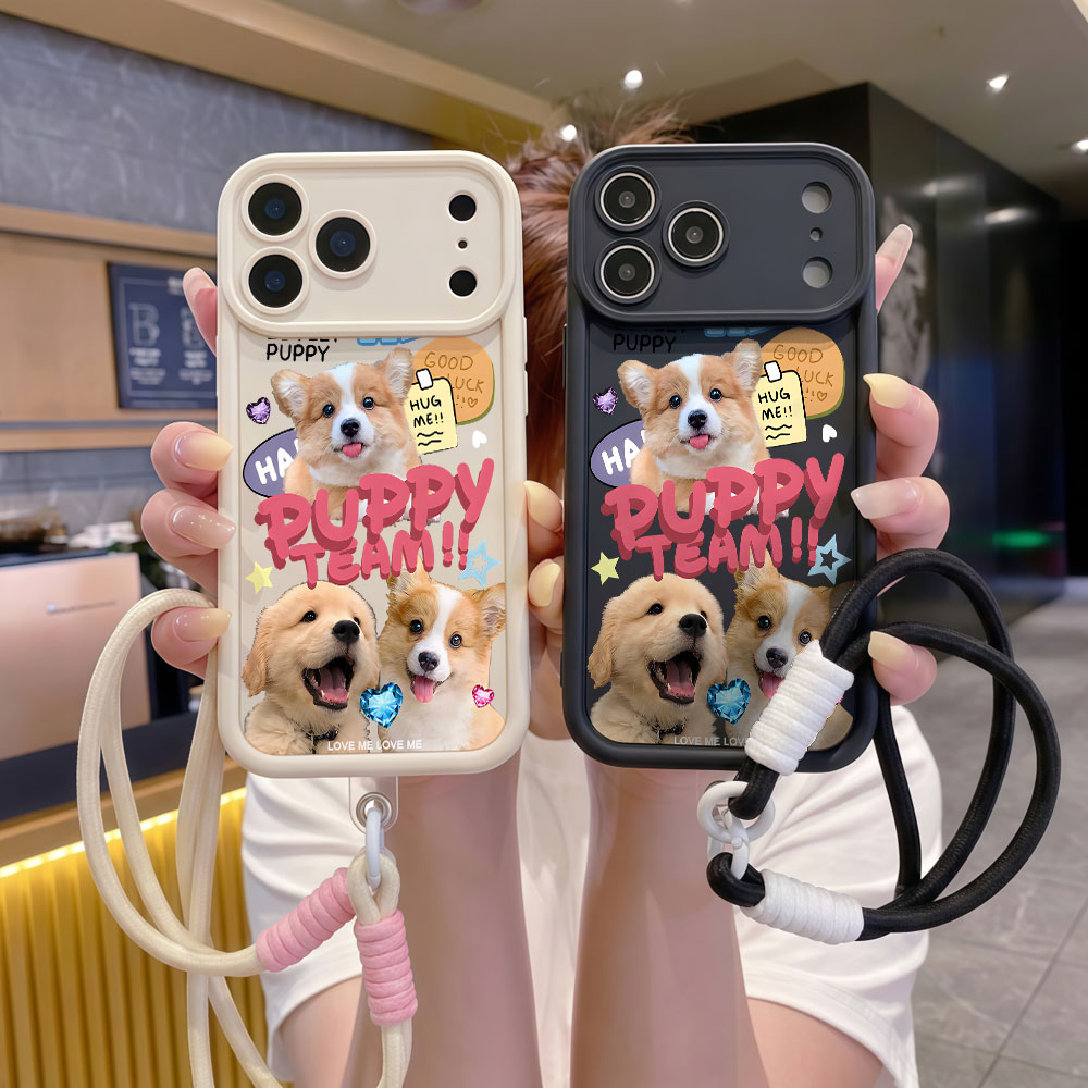 حافظات هواتف ناعمة مع حزام معص - مراجعة Cute Cartoon Wrist Strap Silicone Case وسعره