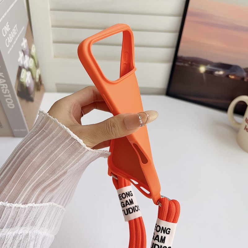 حافظة أصلية مع حبل تعليق للآيف - مراجعة Crossbody Lanyard Neck Strap Case وسعره