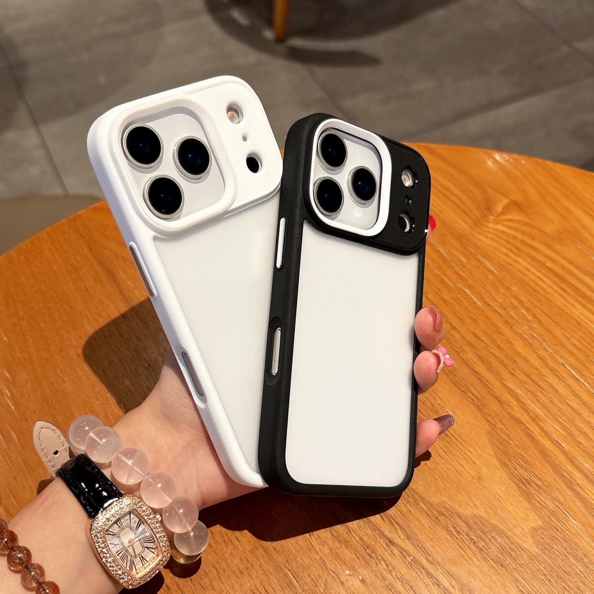 حافظة فاخرة غير لامعة مقاومة ل - مراجعة Clear Shockproof Bumper Case وسعره