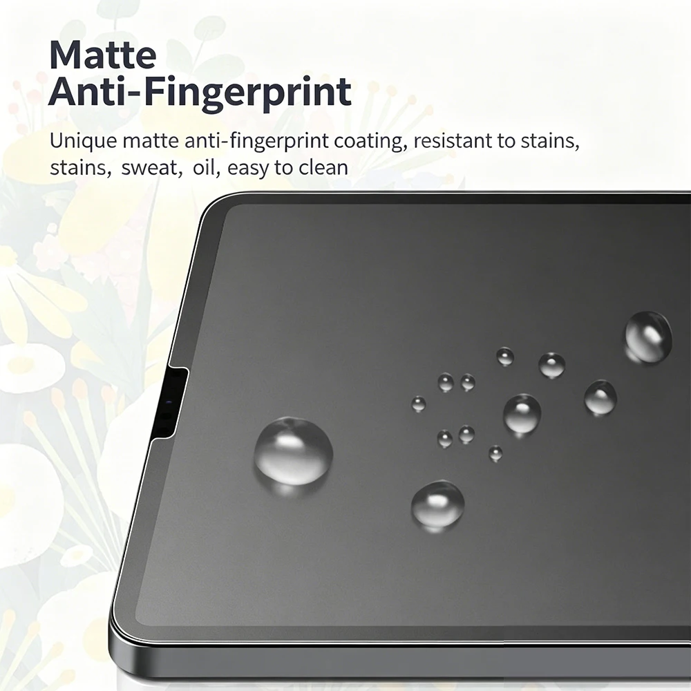 قطعتان من واقي الشاشة المطفي ا - مراجعة Matte Anti Glare Screen Protector وسعره