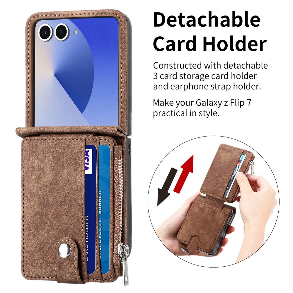 2-in-1 انفصال حامل بطاقة المحف - مراجعة Leather Wallet Card Holder Phone Cover وسعره