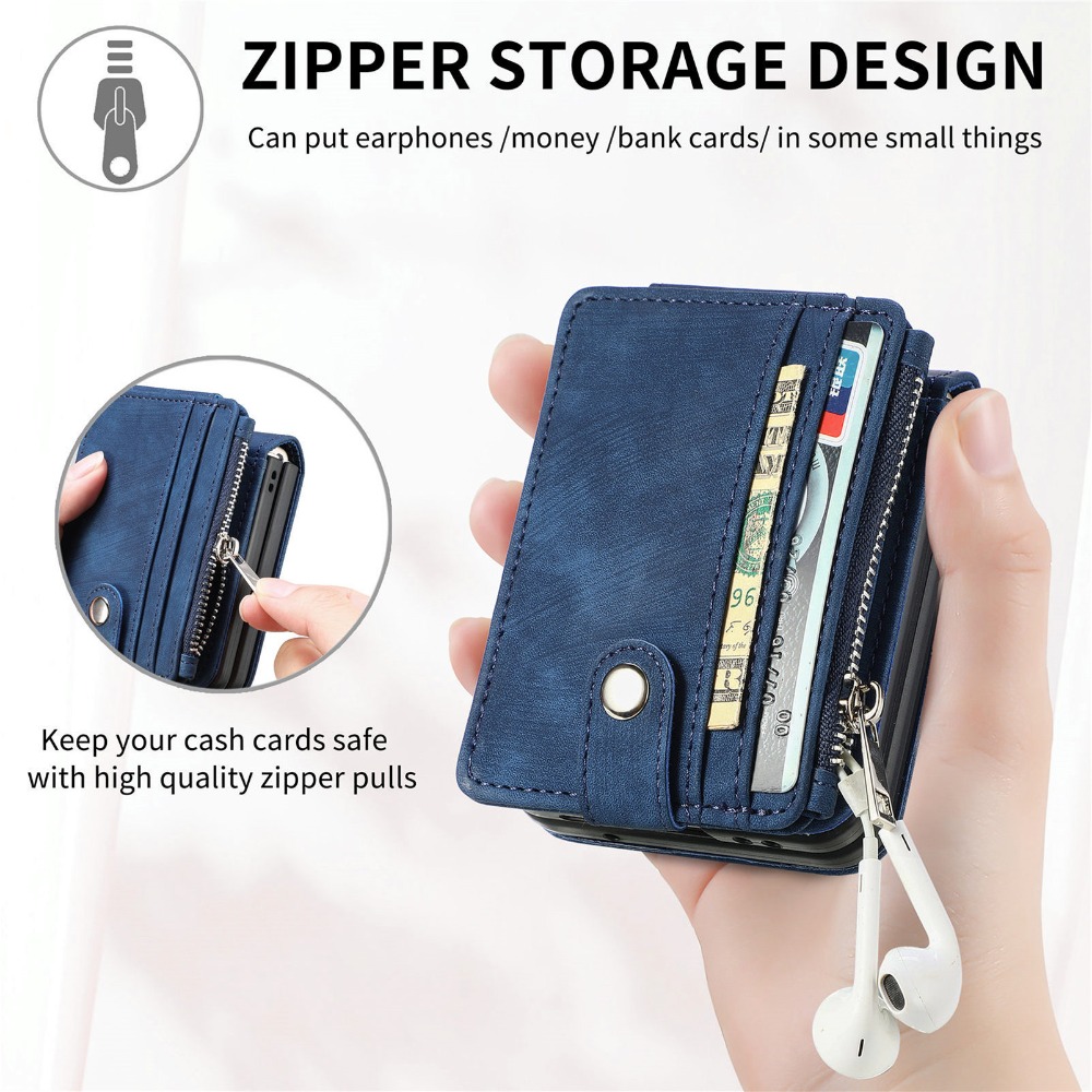 2-in-1 انفصال حامل بطاقة المحف - مراجعة Leather Wallet Card Holder Phone Cover وسعره