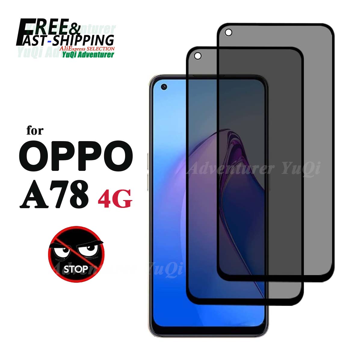 واقي شاشة مضاد للتجسس لـ OPPO  - مراجعة Anti Spy Privacy Glass Case وسعره
