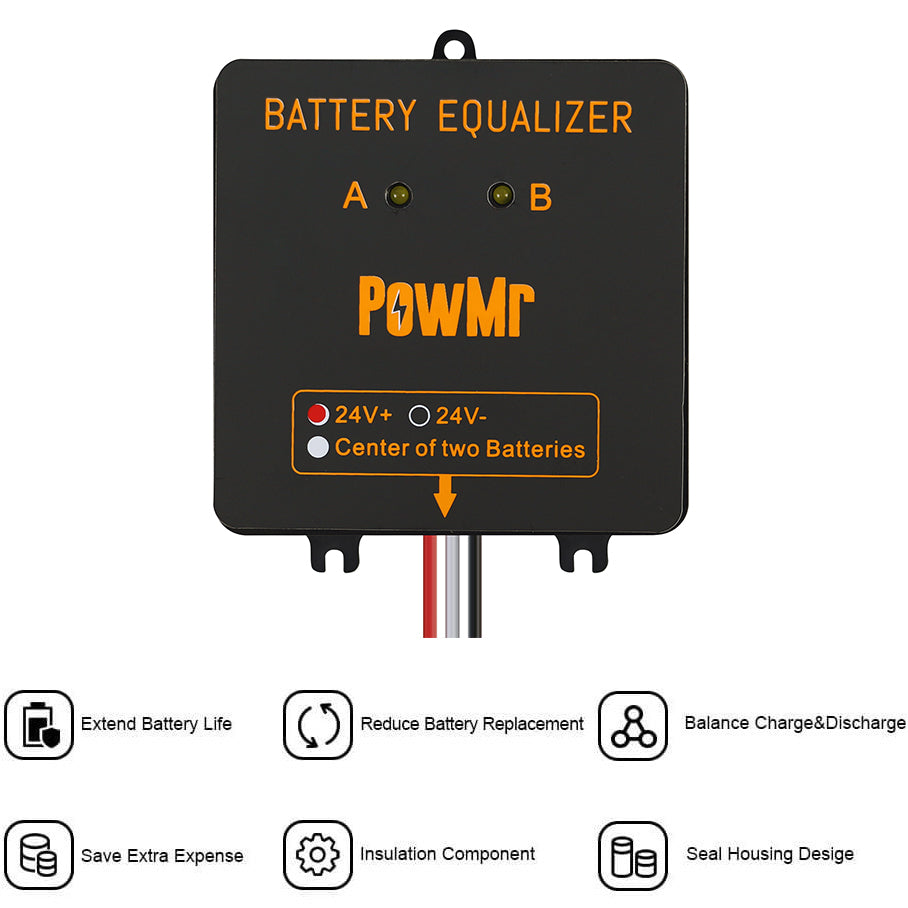 موازن بطارية PowMr BE24 24 فول - مراجعة Power Banks وسعره