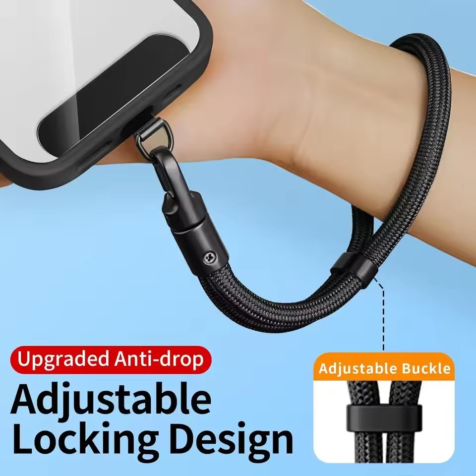 حبل هاتف عالمي مع مشبك مطور مض - مراجعة Crossbody Lanyard Neck Strap Case وسعره