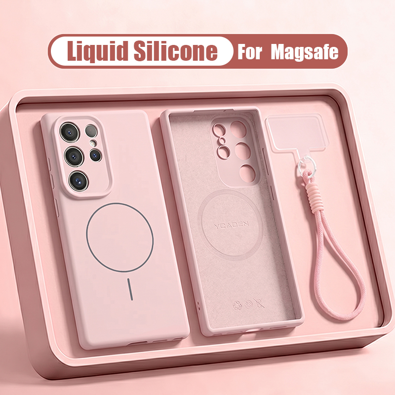 غطاء هاتف مغناطيسي من السيليكو - مراجعة Liquid Silicone Magnetic Phone Case وسعره