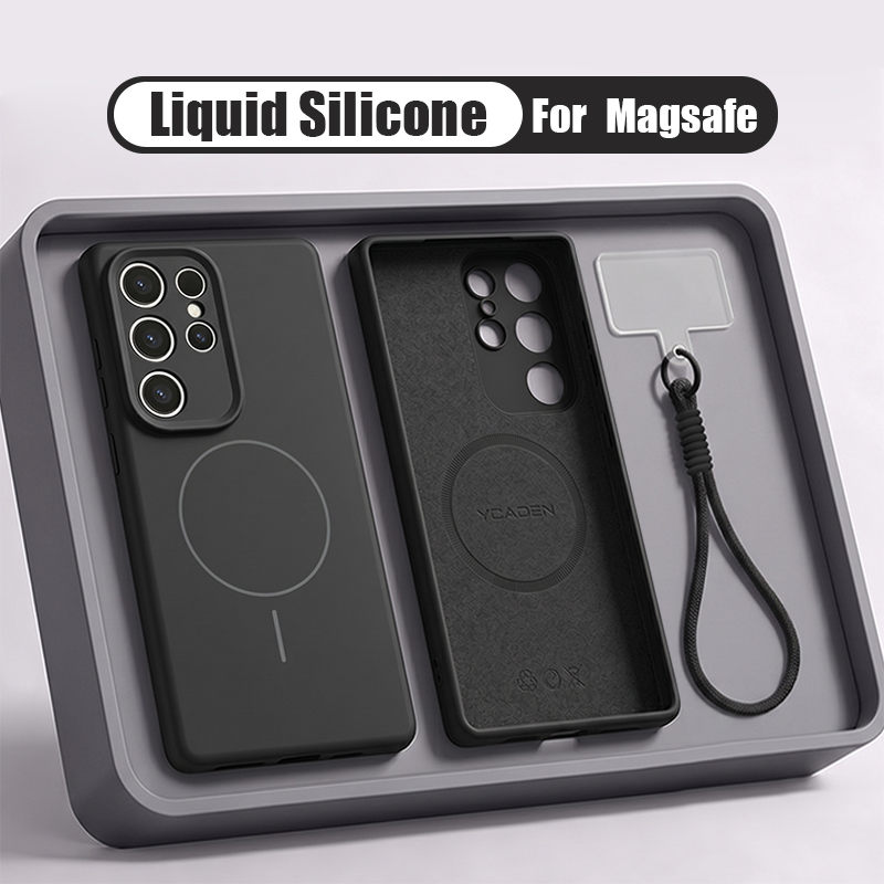 غطاء هاتف مغناطيسي من السيليكو - مراجعة Liquid Silicone Magnetic Phone Case وسعره