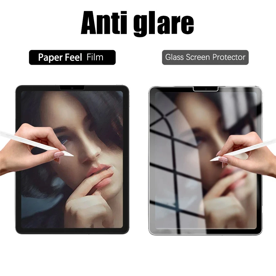 3 قطعة مثل ورقة يشعر حامي الشا - مراجعة Matte Anti Glare Screen Protector وسعره