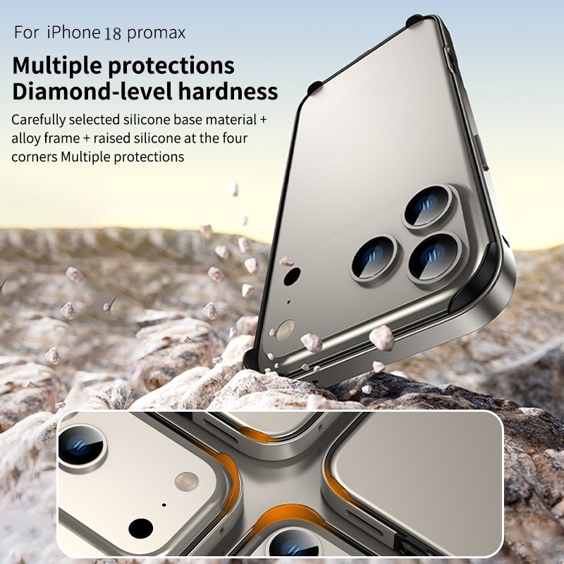 حافظات هواتف هجينة بإطار سيليك - مراجعة Metal Bumper Aluminum Frame Case وسعره