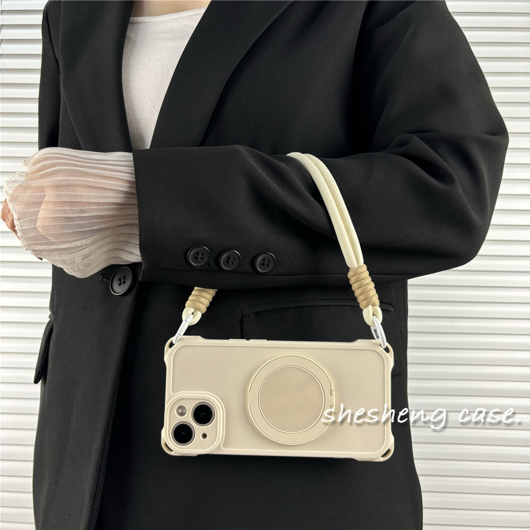 حافظة هاتف بحزام للرقبة لهاتف  - مراجعة Crossbody Lanyard Neck Strap Case وسعره