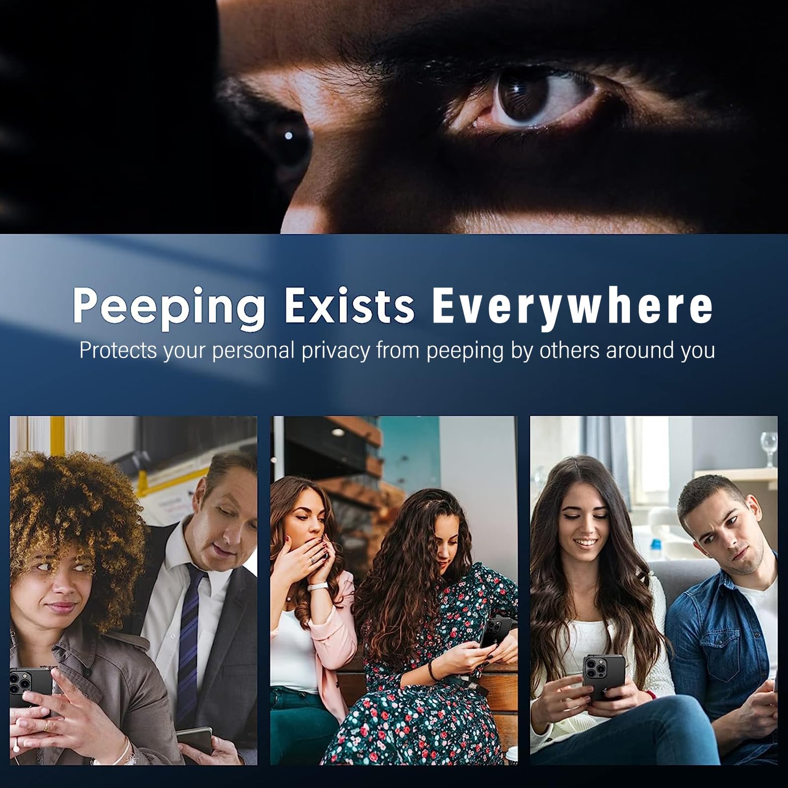 واقي شاشة مضاد للتجسس لهاتف Re - مراجعة Anti Spy Privacy Glass Case وسعره