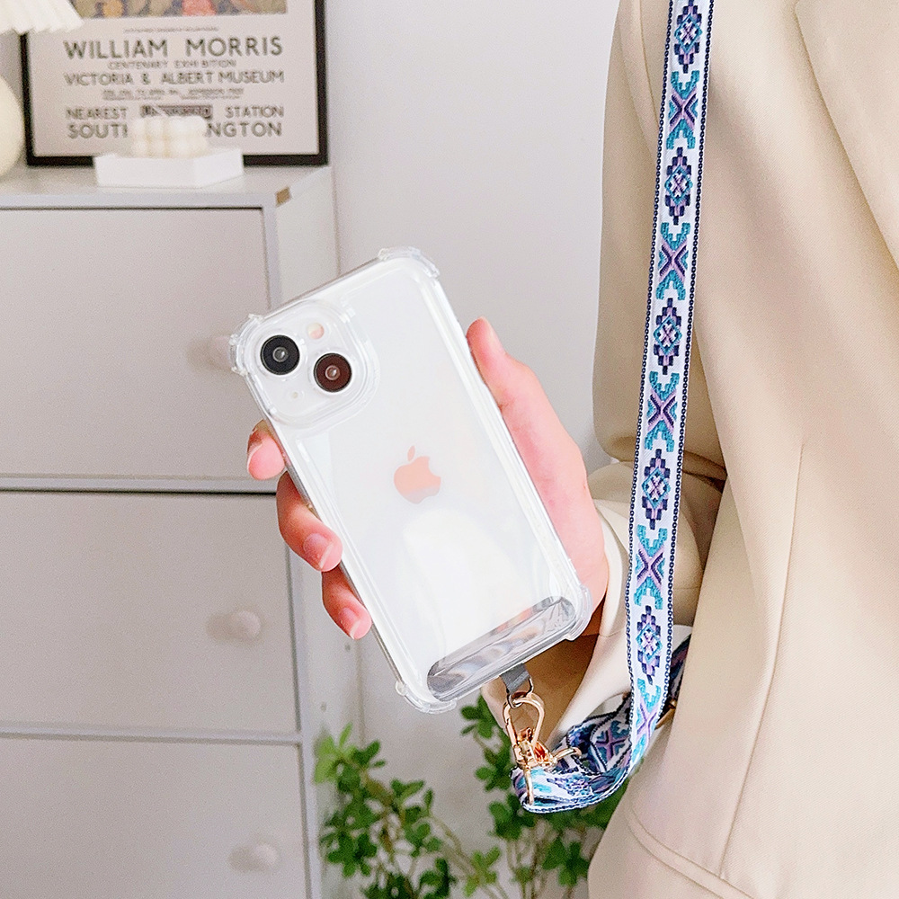 جديد ريترو Crossbody الهاتف ال - مراجعة Crossbody Lanyard Neck Strap Case وسعره
