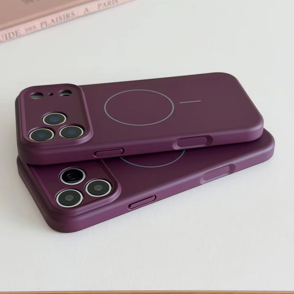 غطاء سيليكون سائل مغناطيسي أصل - مراجعة Liquid Silicone Magnetic Phone Case وسعره