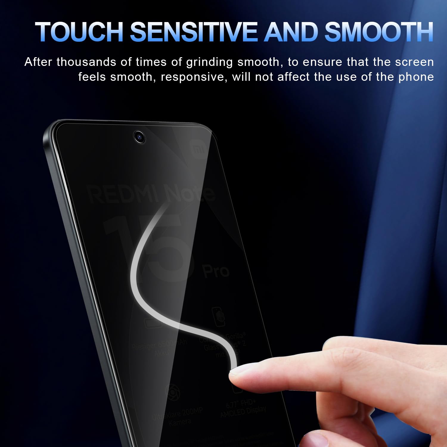 واقي شاشة مضاد للتجسس لهاتف Xi - مراجعة Anti Spy Privacy Glass Case وسعره