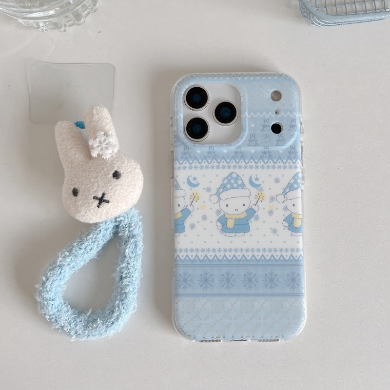 غطاء هاتف لطيف بتصميم ميفي ونق - مراجعة Cute Cartoon Wrist Strap Silicone Case وسعره