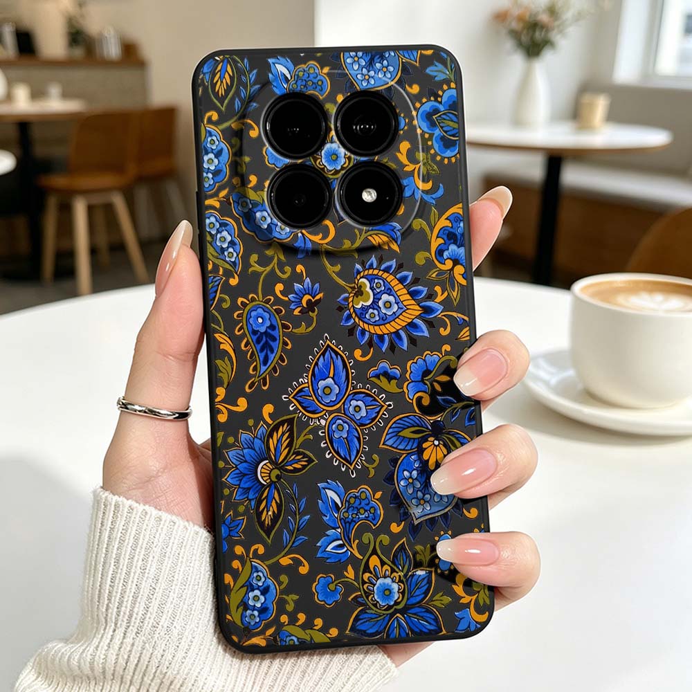 غطاء هاتف بتصميم عتيق ونقشة زه - مراجعة Vintage Floral Pattern Soft Case وسعره