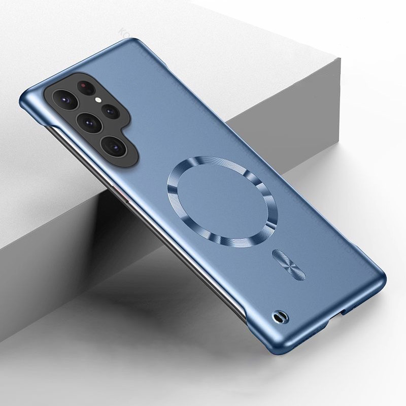 غطاء هاتف مغناطيسي رفيع بدون إ - مراجعة Ultra Thin Frameless Phone Cover وسعره
