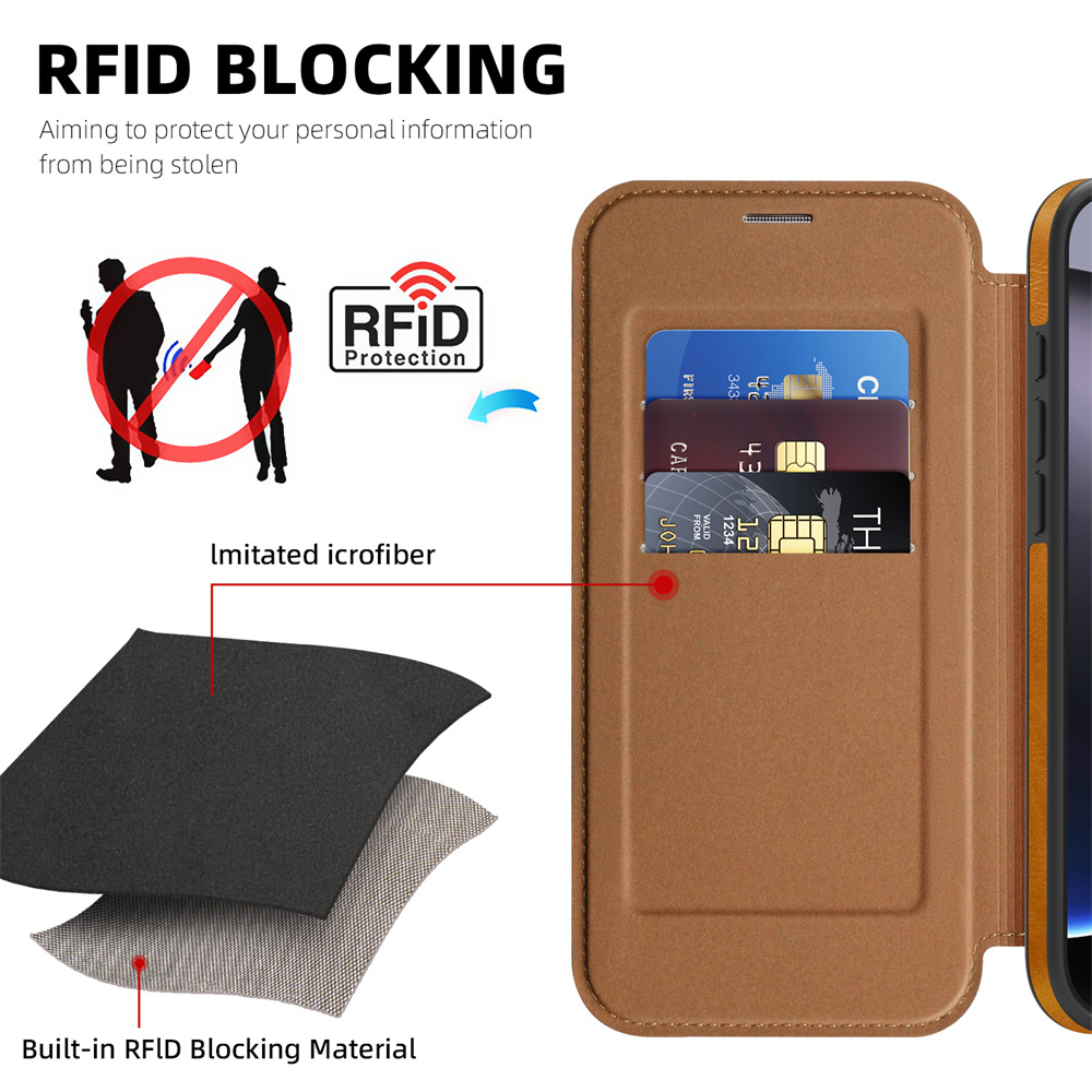 حافظة هاتف جلدية قابلة للطي مغ - مراجعة Leather Wallet Card Holder Phone Cover وسعره