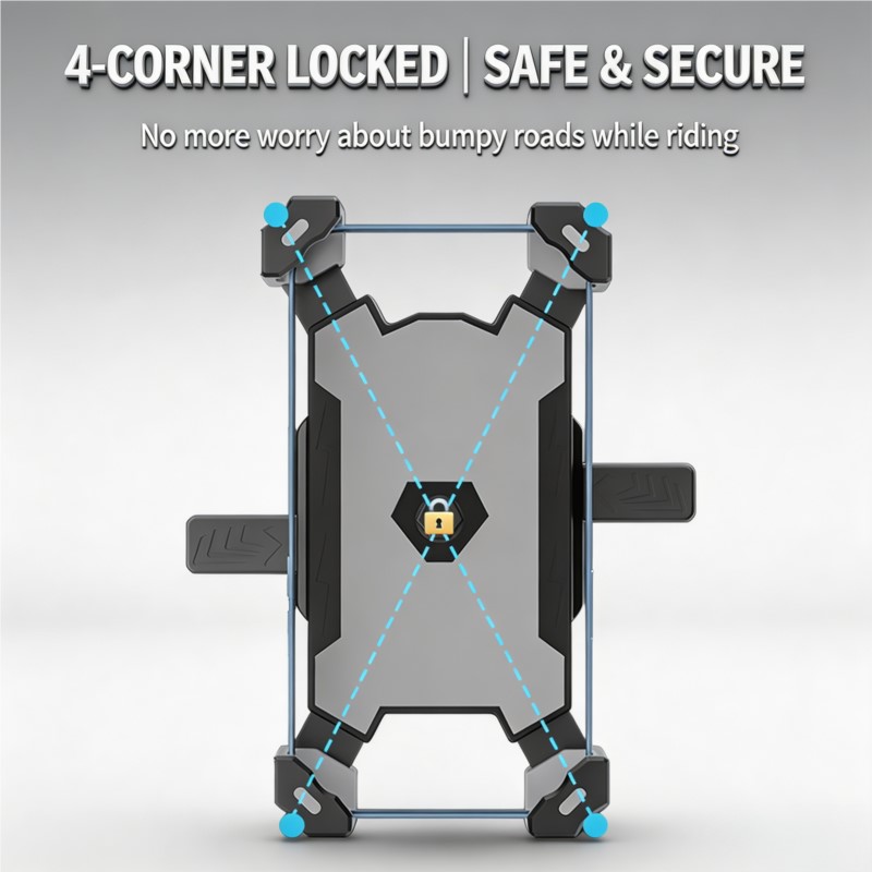 حامل هاتف للدراجات النارية مضا - مراجعة Phone Stands وسعره