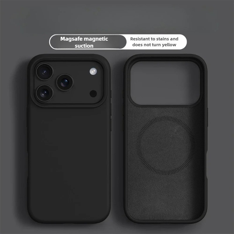 غطاء هاتف مغناطيسي من السيليكو - مراجعة Liquid Silicone Magnetic Phone Case وسعره