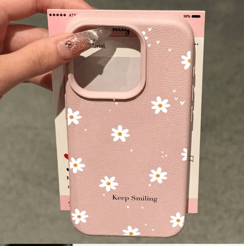 غطاء هاتف بنمط زهور عتيق لآيفو - مراجعة Vintage Floral Pattern Soft Case وسعره